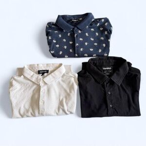 LIKE NEW Express Polo Shirts Bundle - XL